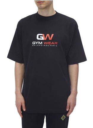 首图 - 点击放大 - BALENCIAGA - GYM WEAR品牌名称纯棉T恤