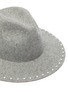 细节 - 点击放大 - EUGENIA KIM - SANDRA人造珍珠点缀羊毛毡宽檐帽