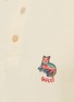 细节 - 点击放大 - GUCCI - logo猫咪图案珠地布polo衫