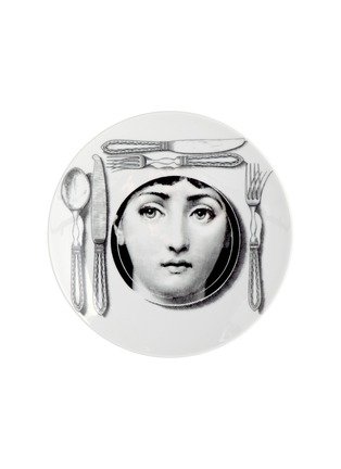首图 –点击放大 - FORNASETTI - TEMA E VARIAZIONI N°203餐具名伶图案瓷盘