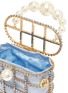 细节 - 点击放大 - ROSANTICA - HOLLI仿水晶人造珍珠点缀篮型手提包