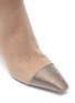 细节 - 点击放大 - RENÉ CAOVILLA - 仿水晶点缀绒面真皮高跟短靴