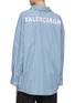 背面 - 点击放大 - BALENCIAGA - Logo拼色条纹纯棉衬衫