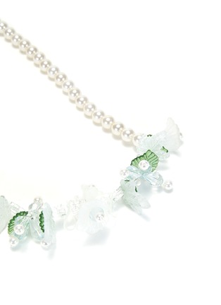 细节 - 点击放大 - SHRIMPS - SOPHIA花卉造型人造珍珠吊坠项链