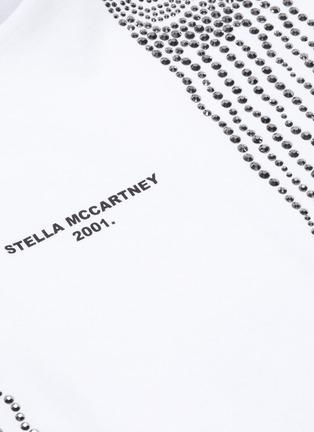  - STELLA MCCARTNEY - 仿水晶点缀几何图案T恤