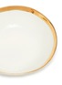 细节 –点击放大 - PETERSHAM NURSERIES - 金色围边陶瓷碗－白色及金色（20cm）