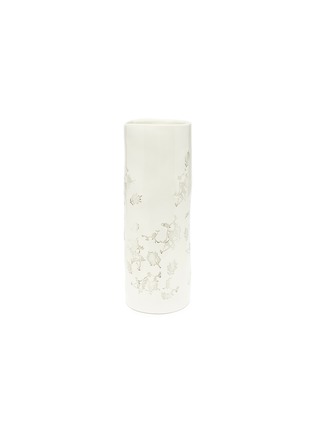 首图 –点击放大 - PETERSHAM NURSERIES - 枝叶图案陶瓷花瓶－白色及黑色