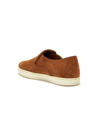 细节 - 点击放大 - JOHN LOBB - HAVEN绒面真皮便鞋