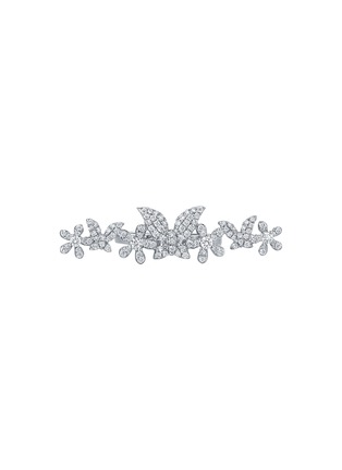首图 - 点击放大 - SARAH ZHUANG - 钻石18k白金花卉蝴蝶造型戒指