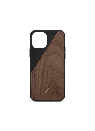 首图 - 点击放大 - NATIVE UNION - CLIC WOODEN胡桃木及橡木手机壳（黑色）－ iPhone 12 Pro Max
