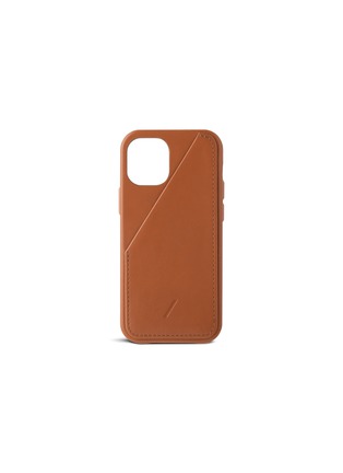首图 - 点击放大 - NATIVE UNION - CLIC CARD真皮卡套手机壳（棕色）－iPhone 12 mini