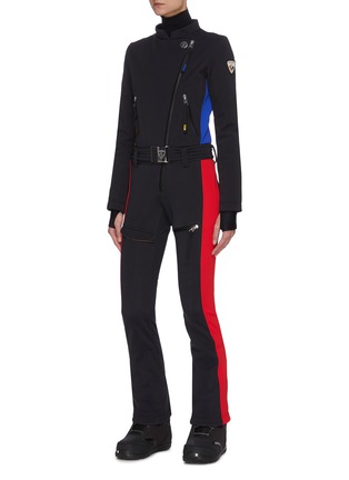 正面 -点击放大 - ROSSIGNOL - SKI-FLY腰带拼色侧条纹功能滑雪裤