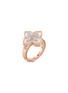 首图 - 点击放大 - ROBERTO COIN - Princess Flower珍珠钻石红宝石18k玫瑰金花卉戒指