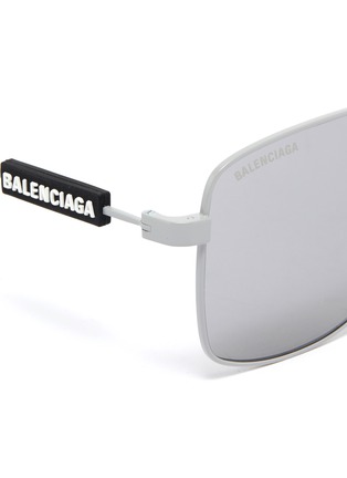 细节 - 点击放大 - BALENCIAGA - logo金属飞行员太阳眼镜