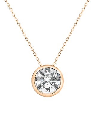 首图 - 点击放大 - GENTLE DIAMONDS - MAISIE培育钻石9k玫瑰金吊坠项链