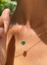 细节 - 点击放大 - GENTLE DIAMONDS - CORY培育祖母绿及钻石18k金吊坠项链