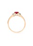 细节 - 点击放大 - GENTLE DIAMONDS - ADELINE培育红宝石及钻石18k玫瑰金戒指
