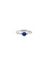 首图 - 点击放大 - GENTLE DIAMONDS - ADELINE培育蓝宝石及钻石8k白金戒指