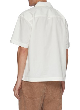 背面 - 点击放大 - JACQUEMUS - La chemise Jean趣味图案纯棉短袖衬衫