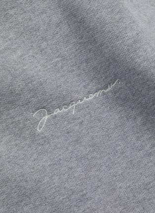  - JACQUEMUS - Le sweatshirt Jacquemus logo有机棉连帽卫衣