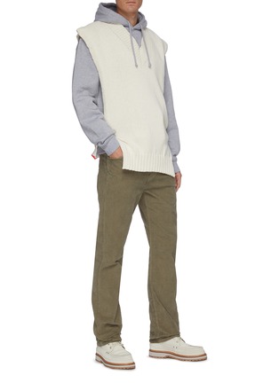 模特儿示范图 - 点击放大 - JACQUEMUS - Le sweatshirt Jacquemus logo有机棉连帽卫衣