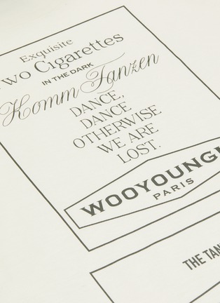  - WOOYOUNGMI - 品牌名称英文字几何图案纯棉T恤