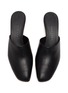 细节 - 点击放大 - GRAY MATTERS - GEMMA金属感几何鞋跟真皮穆勒鞋
