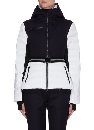 首图 - 点击放大 - ERIN SNOW - Kat腰带拼接设计夹棉功能混美丽诺羊毛连帽滑雪夹克