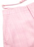  - JACQUEMUS - LE SHORT GARDIAN腰带褶裥混丝短裤