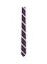 模特儿示范图 - 点击放大 - THOM BROWNE - 拼色条纹丝混棉领带