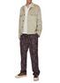 模特儿示范图 - 点击放大 - NANUSHKA - 翻盖口袋混羊毛衬衫式夹克