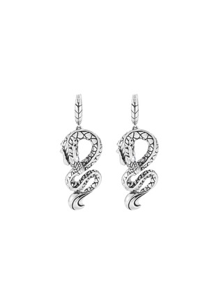 首图 - 点击放大 - JOHN HARDY - Legends Naga' sapphire sterling silver earrings