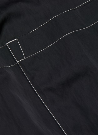  - JIL SANDER - 松紧裤腰拼色车缝线短裤