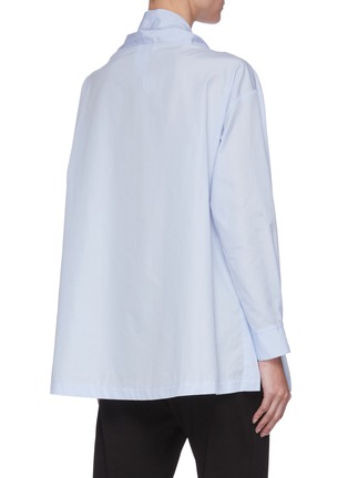 背面 - 点击放大 - 3.1 PHILLIP LIM - 搭叠衣领褶裥纯棉府绸衬衫
