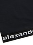  - T BY ALEXANDER WANG - logo松紧下摆短款T恤