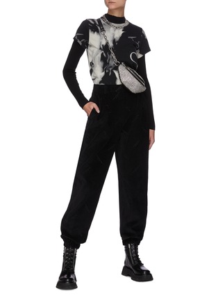 模特儿示范图 - 点击放大 - ALEXANDERWANG - 品牌名称纯棉休闲裤