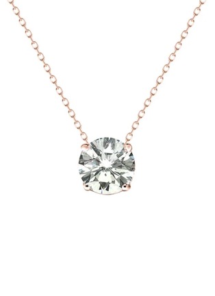 首图 - 点击放大 - GENTLE DIAMONDS - FOUR PRONG培育钻石18k玫瑰金吊坠项链