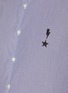  - NEIL BARRETT - 闪电星星图案拼色条纹纯棉短袖衬衫