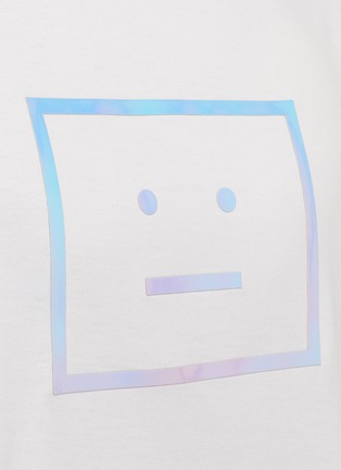 细节 - 点击放大 - ACNE STUDIOS - 幻彩表情图案纯棉T恤
