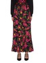 首图 - 点击放大 - ALICE + OLIVIA - ELZA花卉图案褶裥混丝半裙