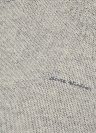  - ACNE STUDIOS - logo羊毛针织衫