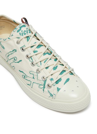 细节 - 点击放大 - ACNE STUDIOS - 品牌名称标签仙人掌图案运动鞋