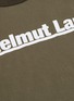  - HELMUT LANG - 拼色品牌名称纯棉T恤