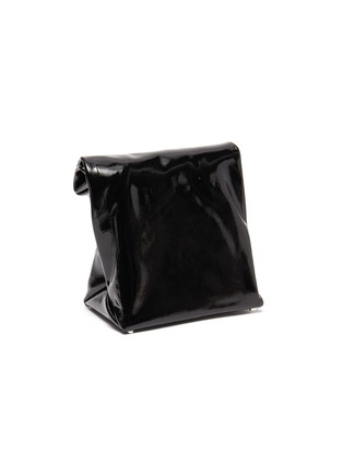 细节 - 点击放大 - ALEXANDERWANG - LUNCH BAG logo折叠漆皮手拿包