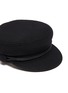 细节 - 点击放大 - MAISON MICHEL - NEW ABBY编织帽带羊毛混棉短檐帽