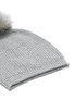 细节 - 点击放大 - JOVENS - 毛球点缀羊绒针织贝雷帽