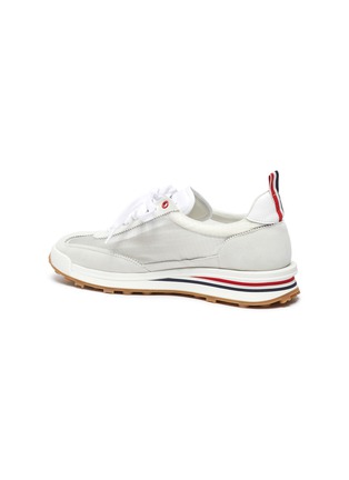  - THOM BROWNE - 拼接设计拼色条纹微透视运动鞋