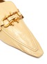 细节 - 点击放大 - BOTTEGA VENETA - THE MADAME MOCASSINS几何搭扣真皮平底鞋