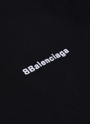  - BALENCIAGA - 拼色logo纯棉T恤