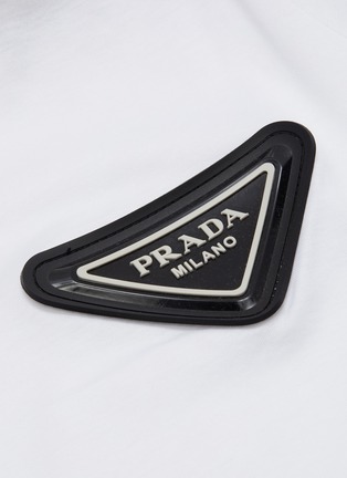  - PRADA - logo拼贴纯棉T恤